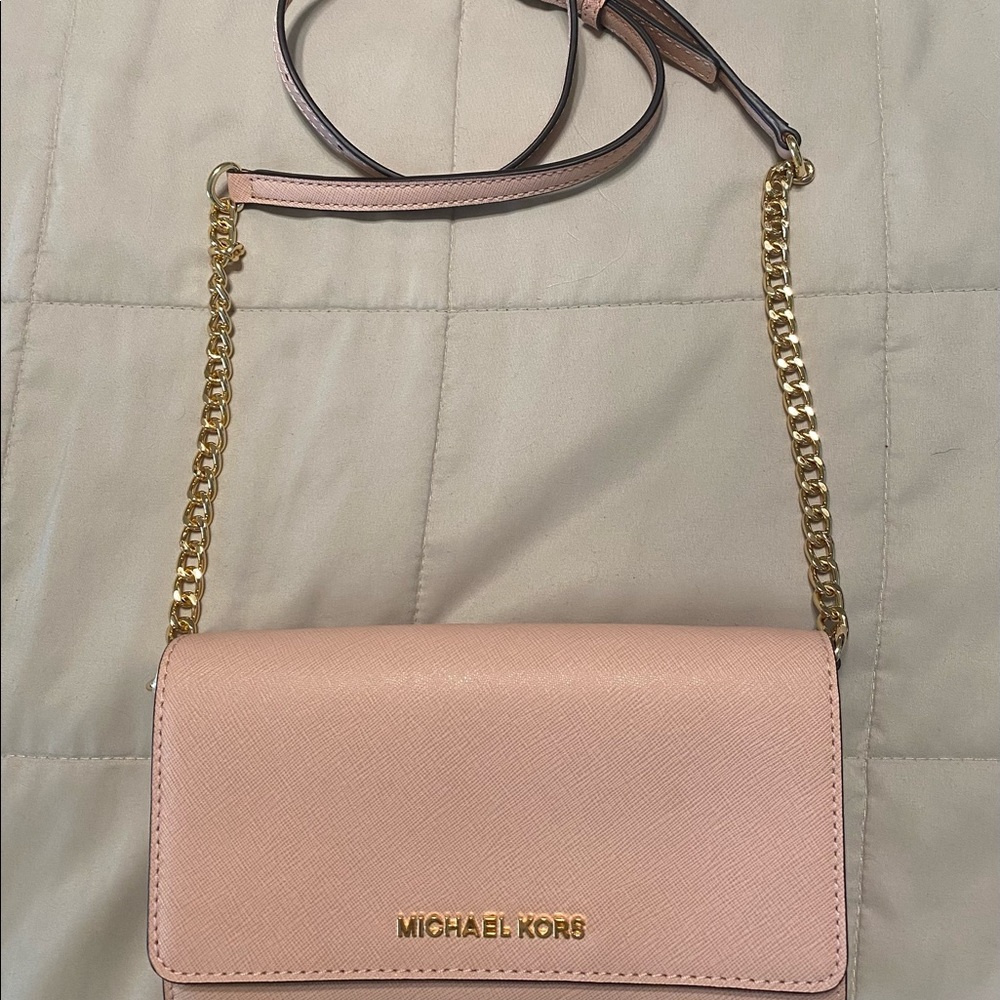 Authentic Michael Kors new crossbody bag clutch